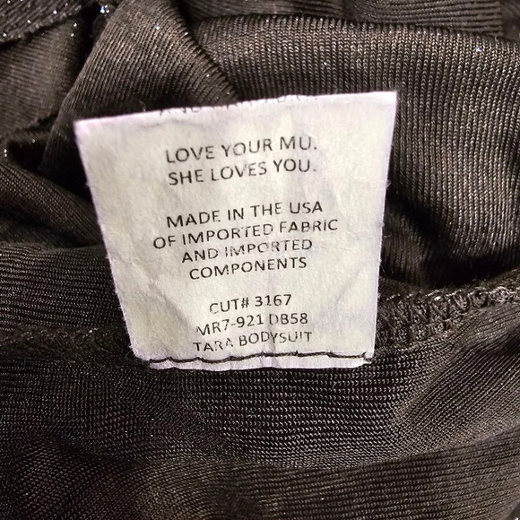 Show Me Your MuMu Glitter Bodysuit in Black - Picture 5 of 11